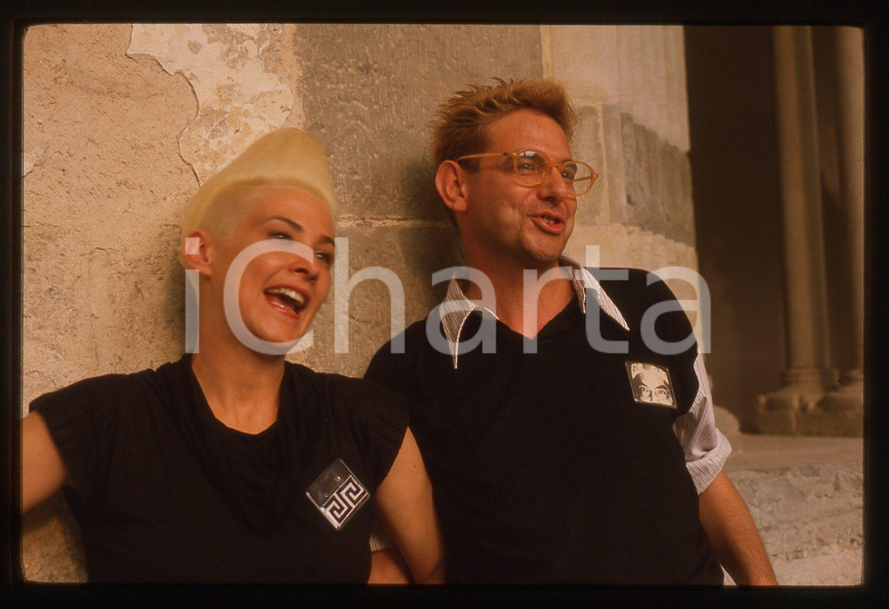 35mm vintage slide* 1980ca VERONA Maurizio ARCIERI Christina MOSER dei KRISMA 30