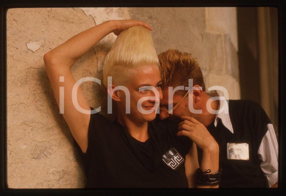 35mm vintage slide* 1980ca VERONA Maurizio ARCIERI Christina MOSER dei KRISMA 34