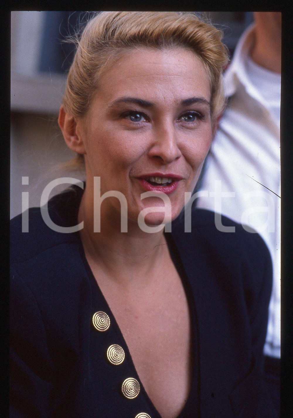 35mm vintage slide* 1990ca COSTUME Christina MOSER dei KRISMA Ritratto (1)