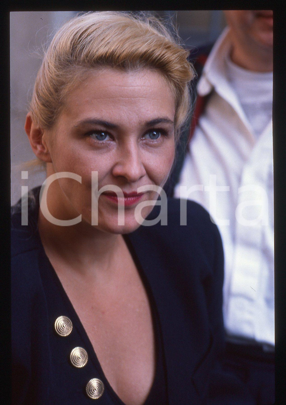 35mm vintage slide* 1990ca COSTUME Christina MOSER dei KRISMA Ritratto (2)