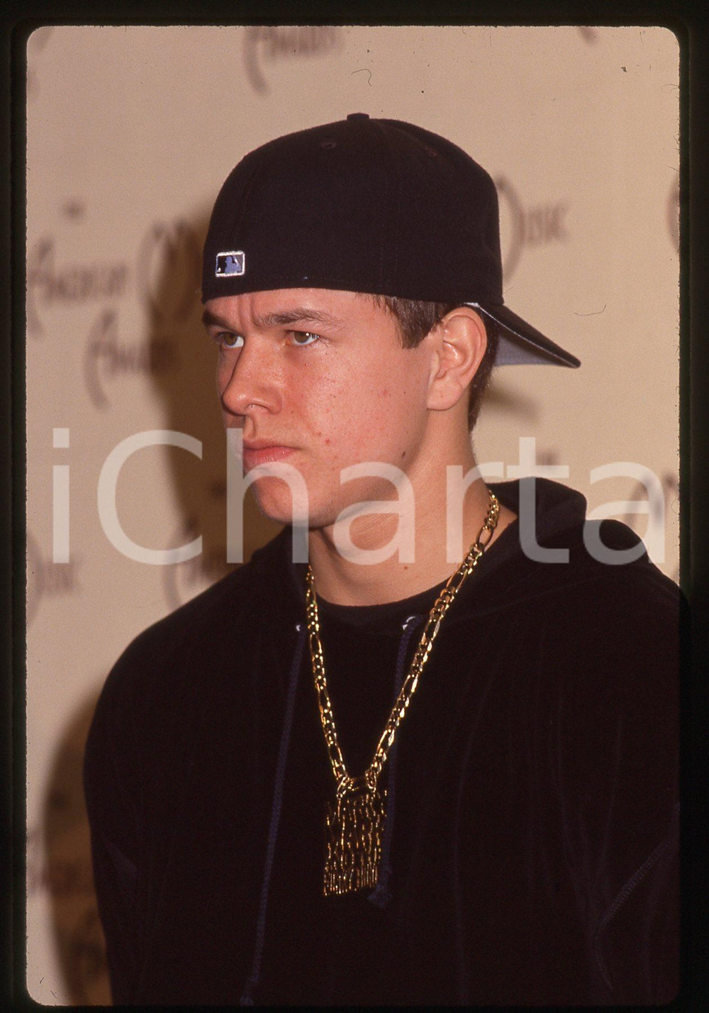 35mm vintage slide* 1992 LOS ANGELES - MARKY MARK Mark WAHLBERG agli AMA (1)