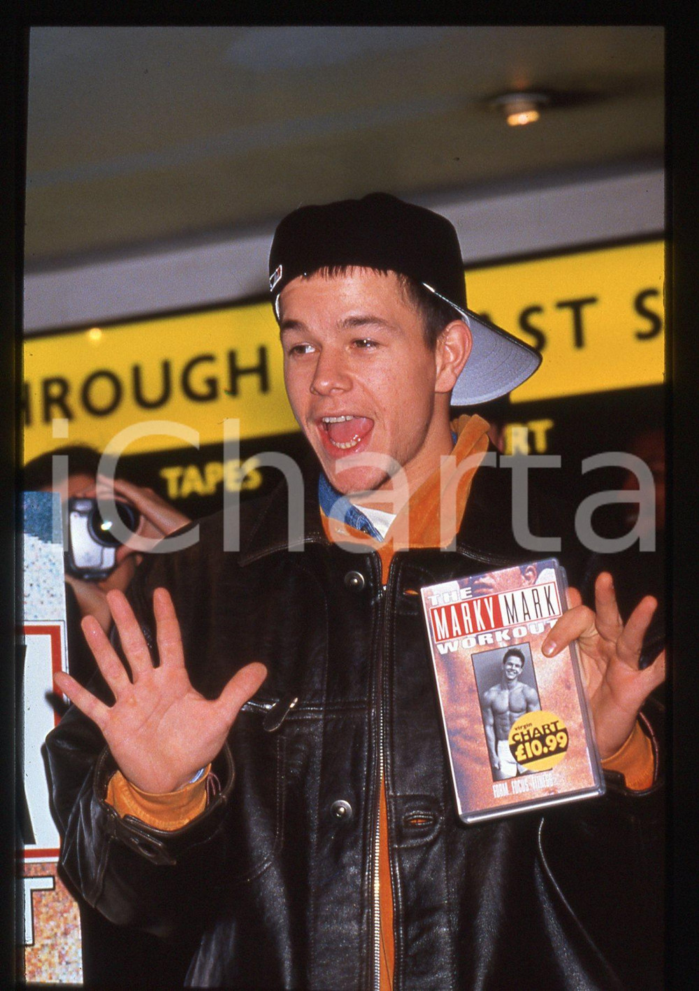 35mm vintage slide* 1990ca COSTUME - MARKY MARK Mark WAHLBERG Ritratto (2)