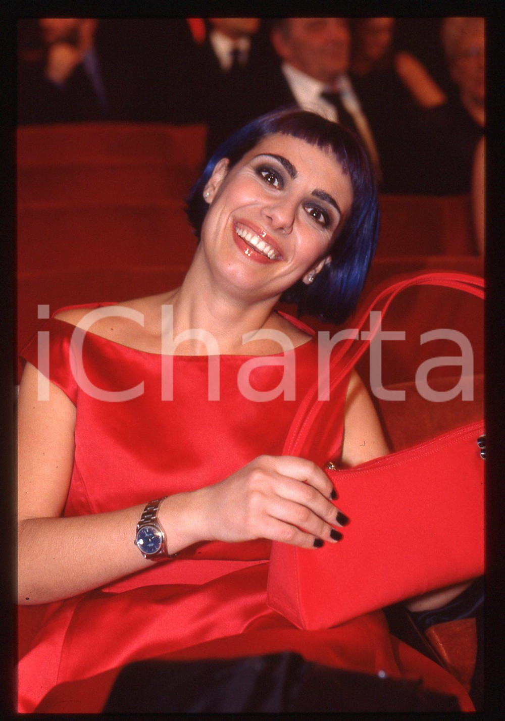 35mm vintage slide* 1995ca ITALIA COSTUME Paola MAUGERI Ritratto (1)