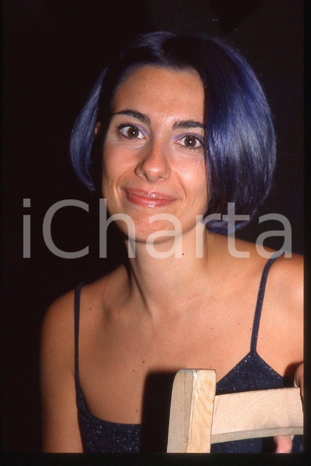35mm vintage slide* 1995ca ITALIA COSTUME Paola MAUGERI Ritratto (2)