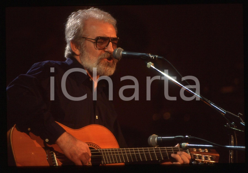 35mm vintage slide* 1994 SANREMO Gianni SIVIERO al CLUB TENCO 94 (1)