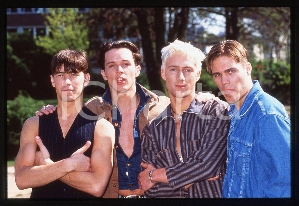 35mm vintage slide* 1995ca MUSICA - BAD BOYS INC Ally BEGG Tony DOWDING (3)