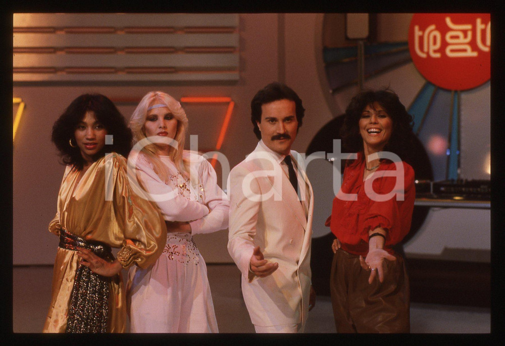 35mm vintage slide* 1984  ITALIA MUSICA Giancarlo NISI dei MILK AND COFFEE (1)