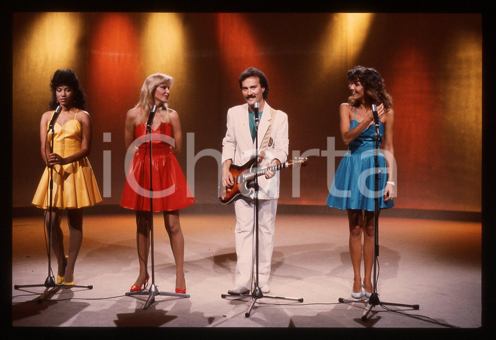 35mm vintage slide* 1983 ITALIA MUSICA Giancarlo NISI dei MILK AND COFFEE (1)