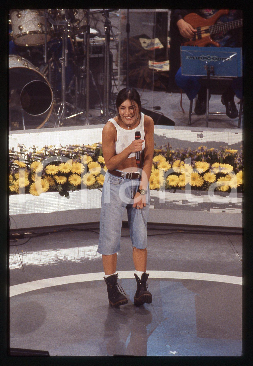 35mm vintage slide* 1996 SANREMO GIOVANI Antonella RUGGIERO DIONIRA Ritratto (9)