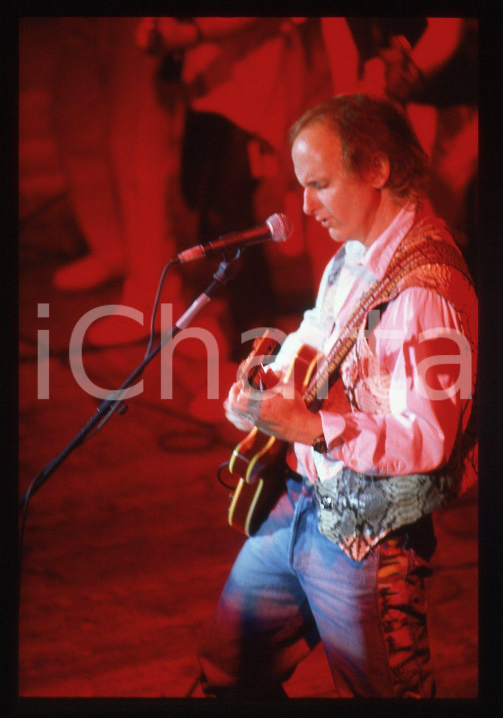 35mm vintage slide* 1988 MUSICA Robby KRIEGER "Night Of The Guitar Tour" (1)
