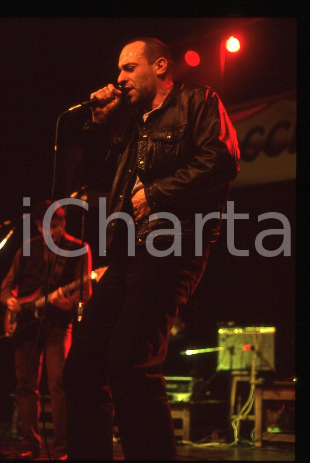 35mm vintage slide* 1995ca ITALIA MUSICA Alessio BERTALLOT - AEROPLANITALIANI 7