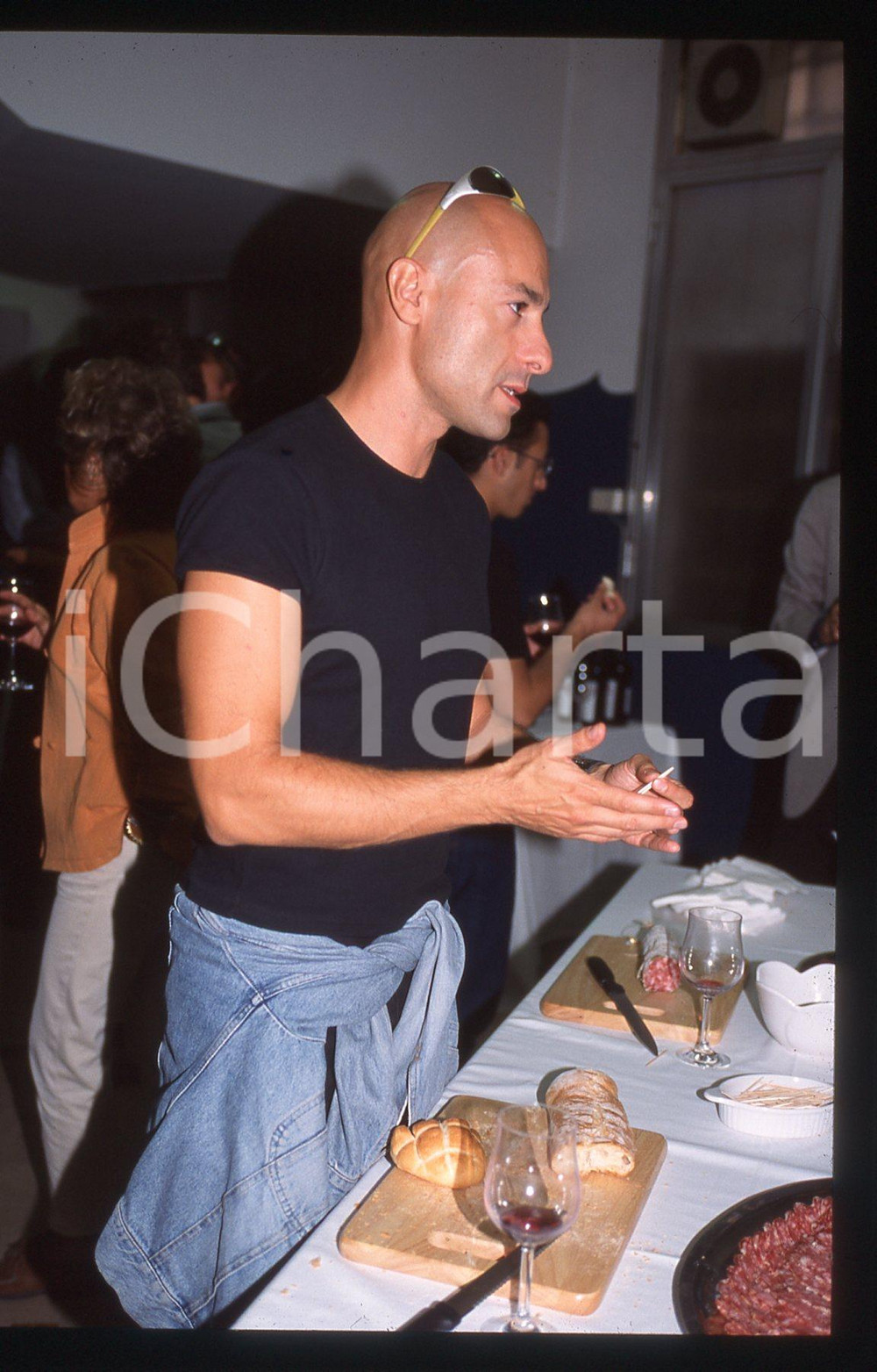 35mm vintage slide* 2000ca ITALIA COSTUME Alessio BERTALLOT Ritratto (2)