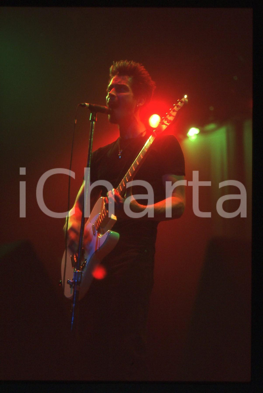 35mm vintage slide* 1995ca MUSICA Chris CORNELL dei SOUNDGARDEN in concerto (5)