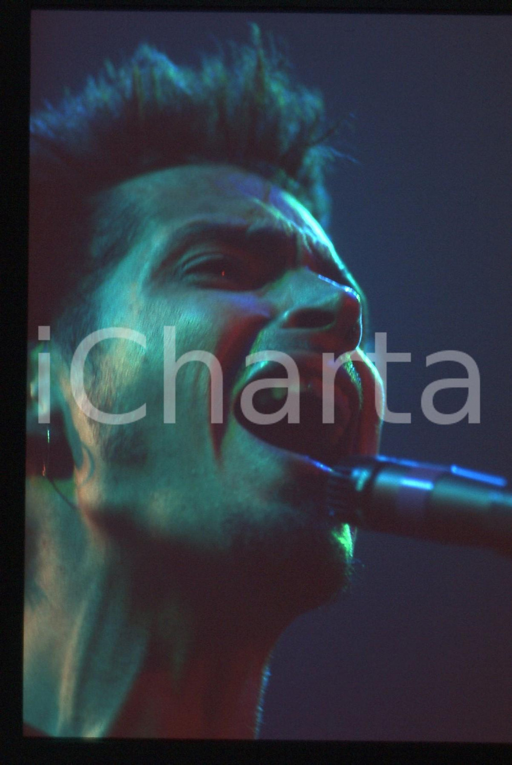 35mm vintage slide* 1995ca MUSICA Chris CORNELL dei SOUNDGARDEN in concerto (13)