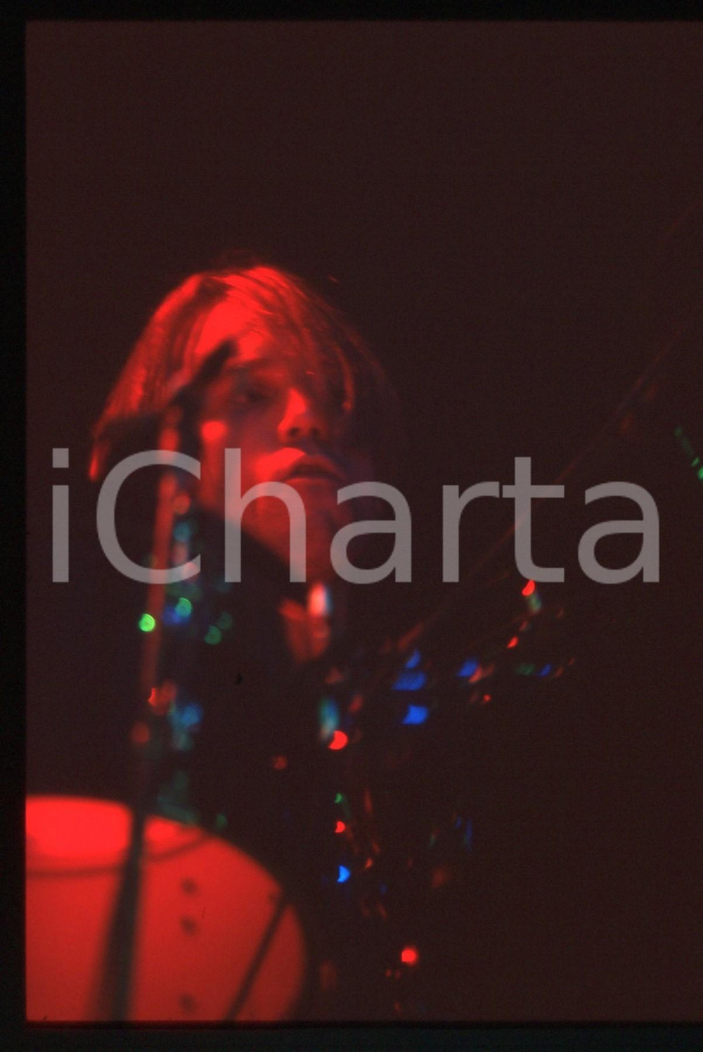 35mm vintage slide* 1995ca MUSICA Matt CAMERON dei SOUNDGARDEN in concerto (2)