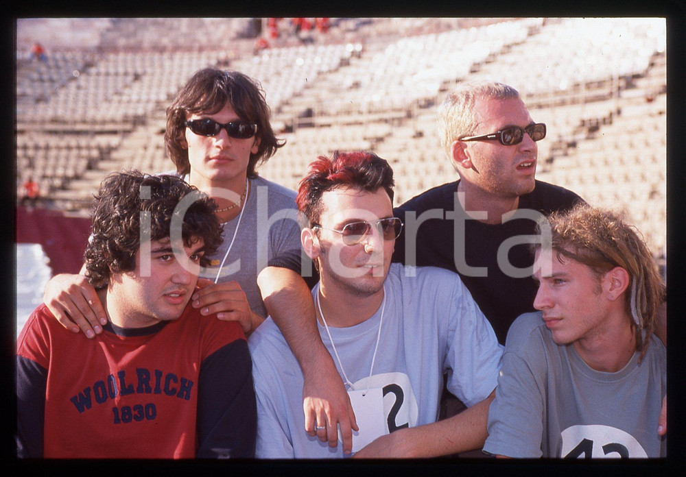 35mm vintage slide* 2000 VERONA - FESTIVALBAR Cesare CREMONINI dei LÙNAPOP (3)