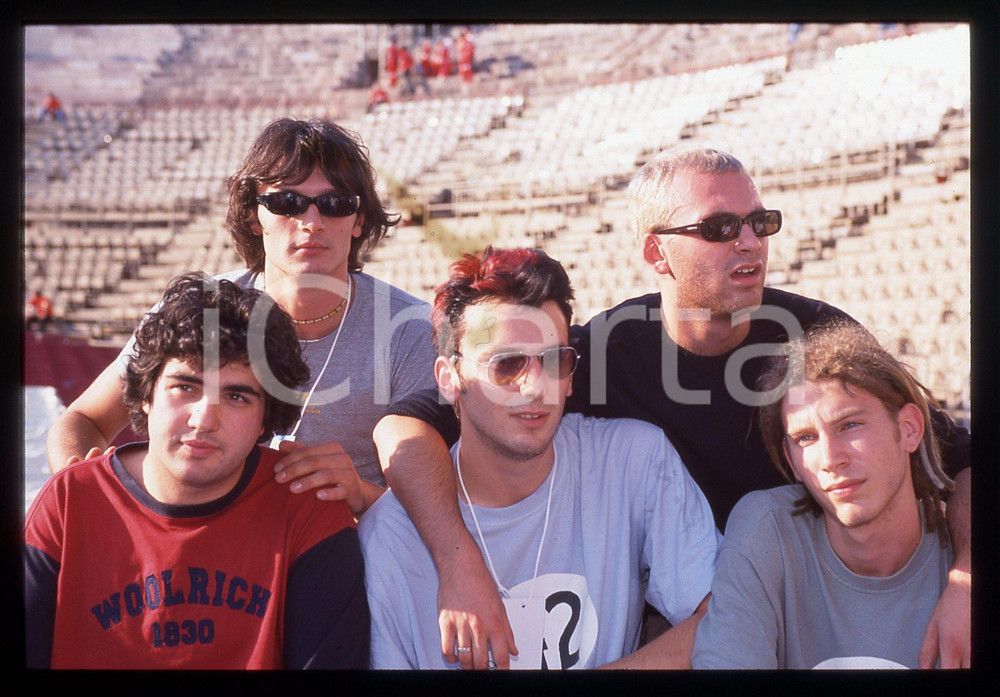 35mm vintage slide* 2000 VERONA - FESTIVALBAR Cesare CREMONINI dei LÙNAPOP (5)