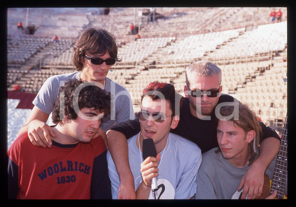 35mm vintage slide* 2000 VERONA - FESTIVALBAR Cesare CREMONINI dei LÙNAPOP (6)