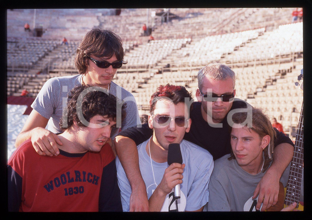 35mm vintage slide* 2000 VERONA - FESTIVALBAR Cesare CREMONINI dei LÙNAPOP (7)