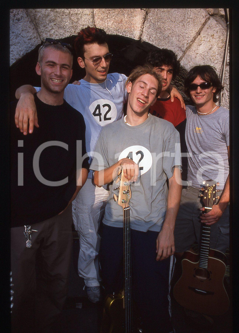 35mm vintage slide* 2000 VERONA - FESTIVALBAR Cesare CREMONINI dei LÙNAPOP (23)