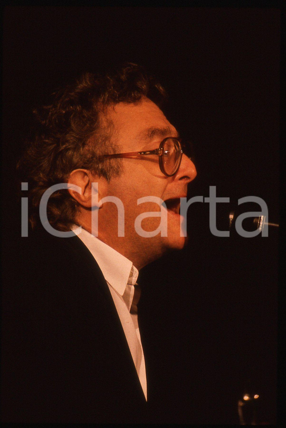 35mm vintage slide* 1989 SANREMO  Randy NEWMAN al CLUB TENCO Ritratto (2)