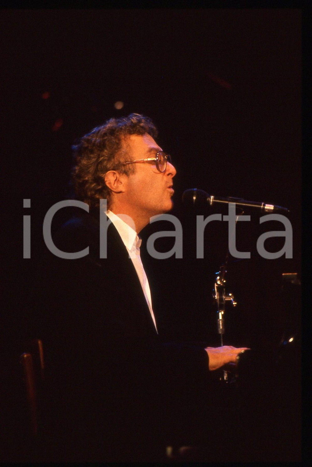 35mm vintage slide* 1989 SANREMO  Randy NEWMAN al CLUB TENCO Ritratto (9)