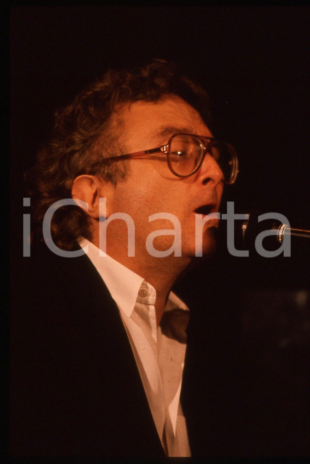 35mm vintage slide* 1989 SANREMO  Randy NEWMAN al CLUB TENCO Ritratto (14)