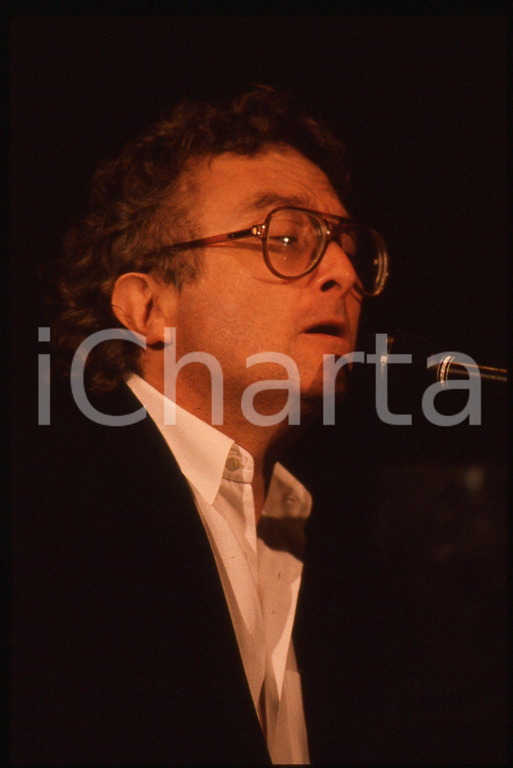 35mm vintage slide* 1989 SANREMO  Randy NEWMAN al CLUB TENCO Ritratto (1)