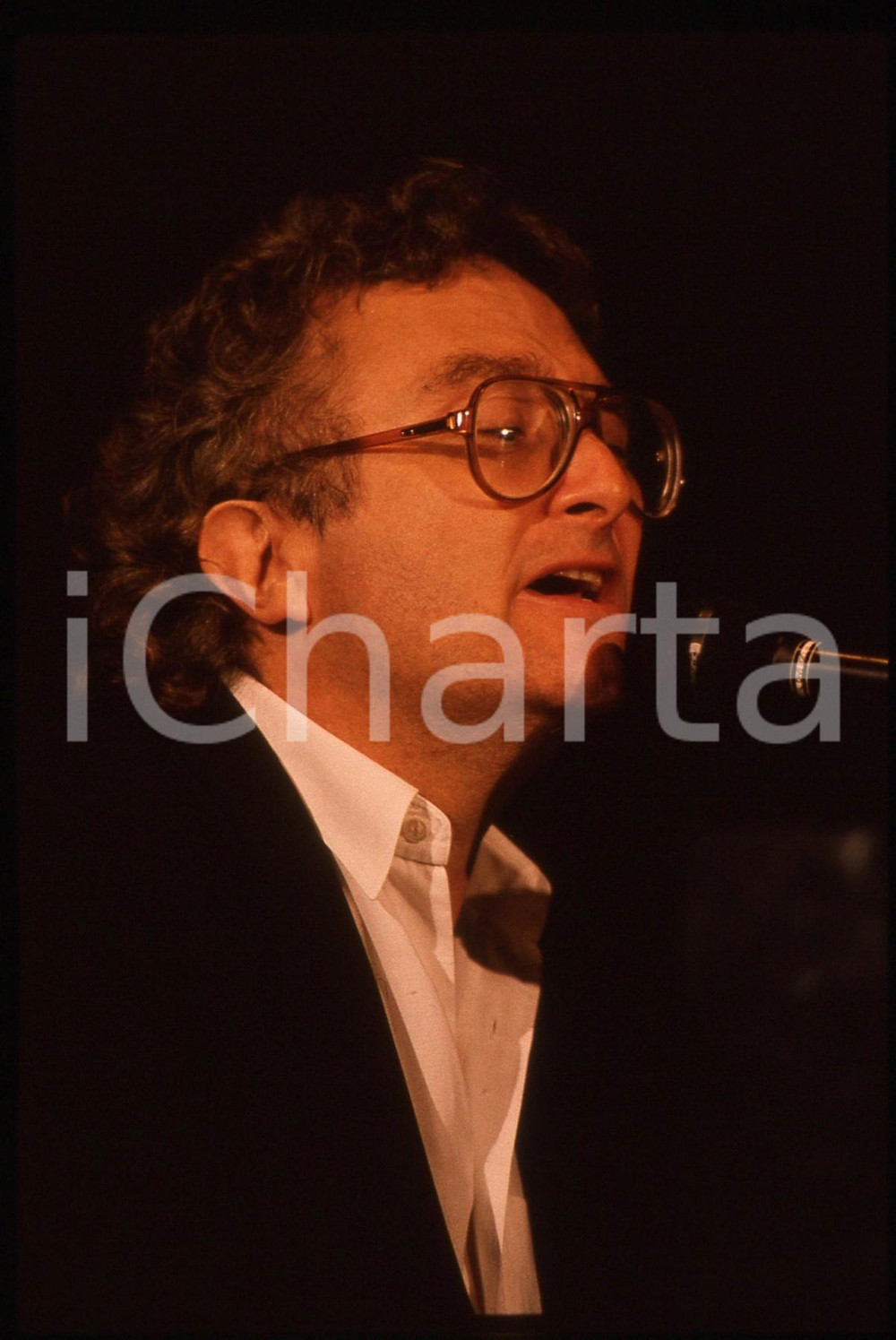 35mm vintage slide* 1989 SANREMO  Randy NEWMAN al CLUB TENCO Ritratto (15)