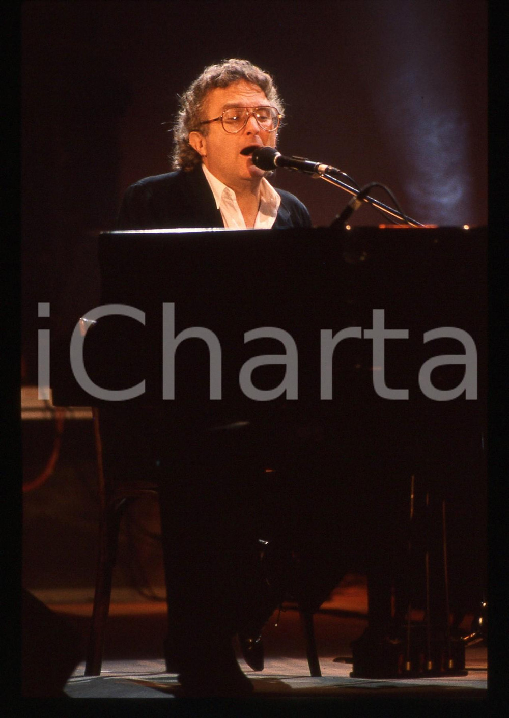 35mm vintage slide* 1989 SANREMO  Randy NEWMAN al CLUB TENCO Ritratto (16)