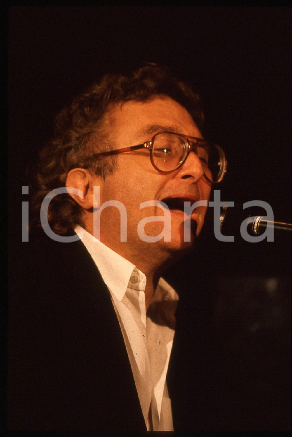 35mm vintage slide* 1989 SANREMO  Randy NEWMAN al CLUB TENCO Ritratto (17)
