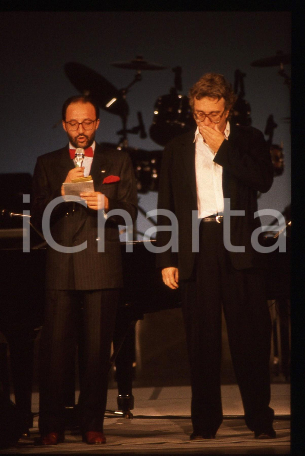 35mm vintage slide* 1989 SANREMO  Randy NEWMAN al CLUB TENCO Ritratto (18)