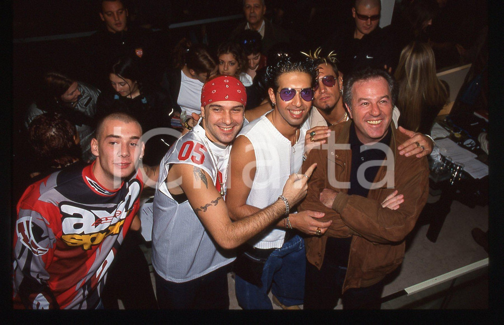 35mm vintage slide*1999 SANREMO ROCK FESTIVAL - GEMELLI DIVERSI Strano e Thema 4