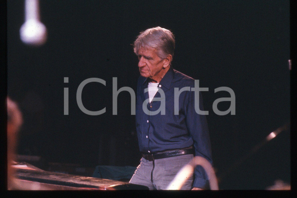 35mm vintage slide* 1990ca MUSICA Gil EVANS in concerto - Ritratto (2)