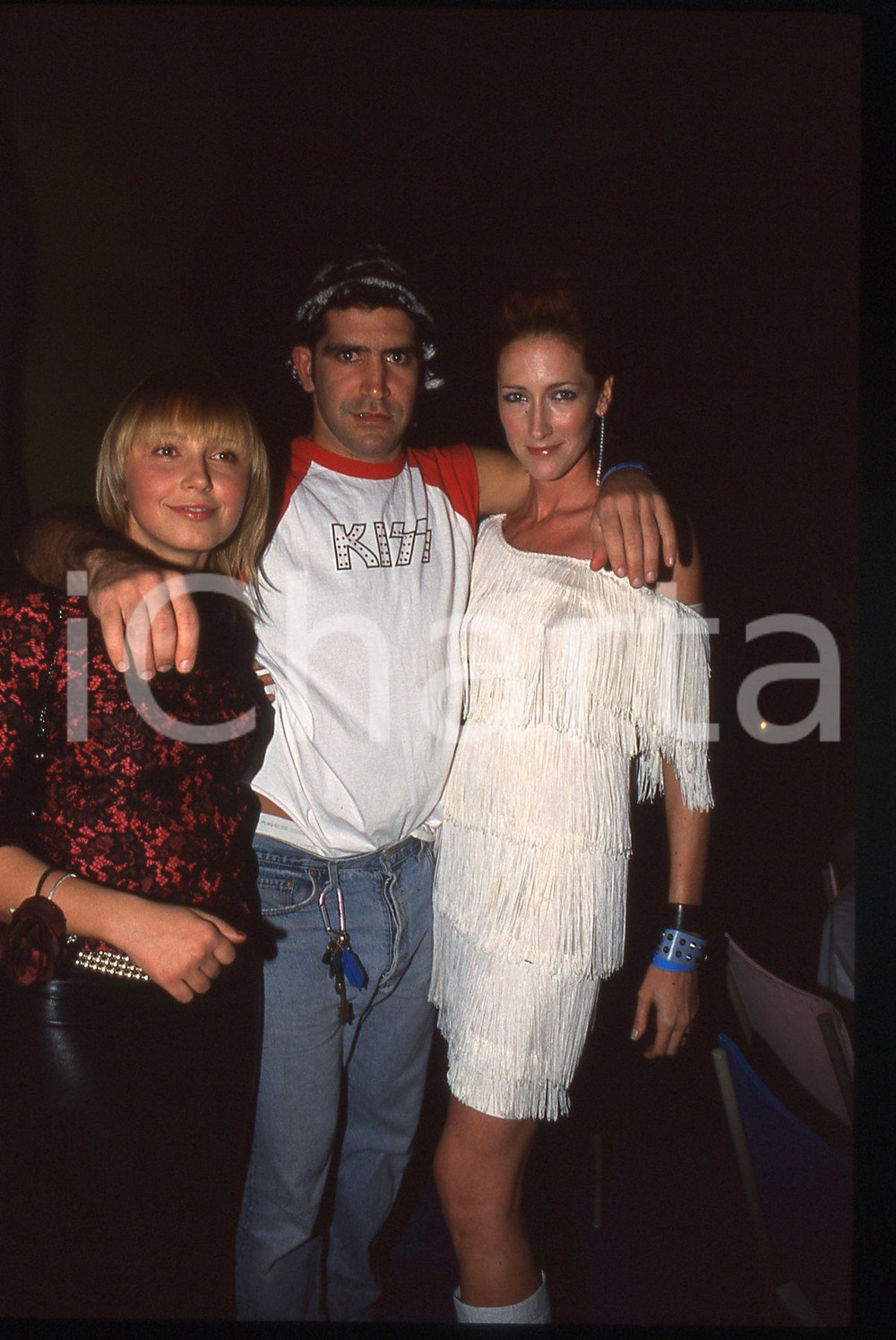 35mm vintage slide*2000ca COSTUME Kristen GROVE - KRIS & KRIS Ritratto vee-jay 4