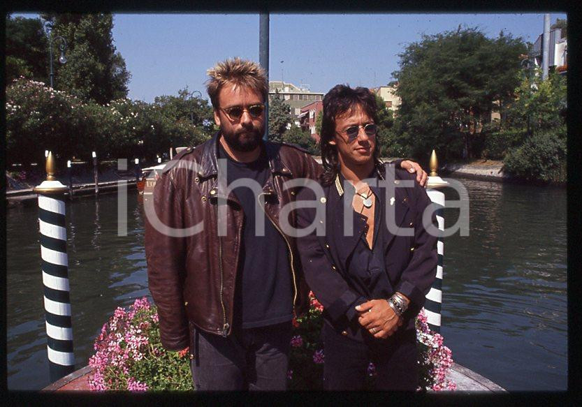 35mm vintage slide* 1990 Venezia LUC BESSON ed ERIC SERRA (compositore)