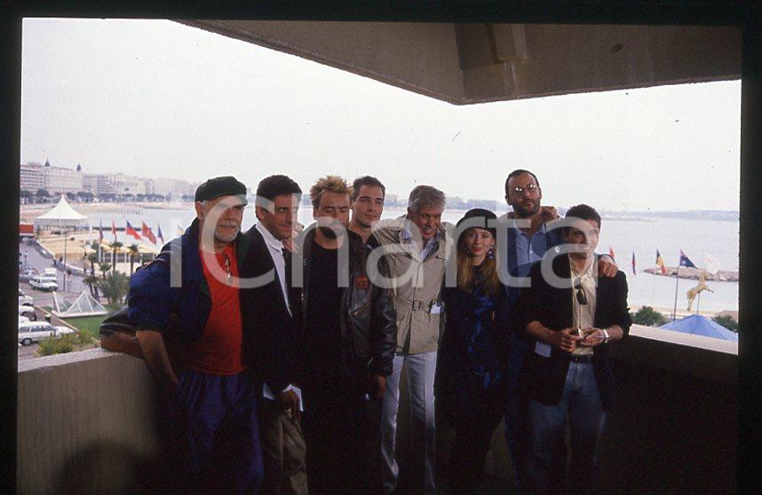 35mm vintage slide*1988 FESTIVAL CANNES Luc BESSON e cast film  "Le grand bleu"