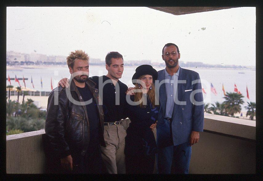 35mm vintage slide*1988 FESTIVAL CANNES Luc BESSON e cast film "Le grand bleu" 1