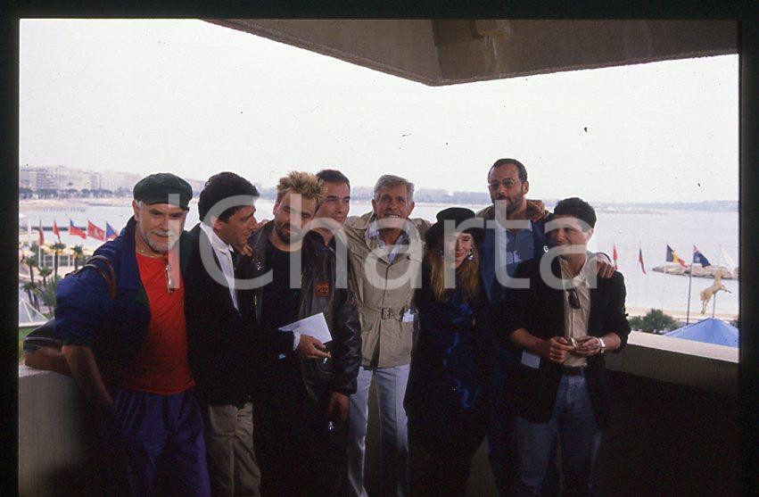 35mm vintage slide*1988 FESTIVAL CANNES Luc BESSON e cast film "Le grand bleu" 3