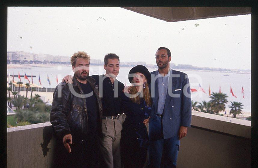 35mm vintage slide*1988 FESTIVAL CANNES Luc BESSON e cast film "Le grand bleu" 5