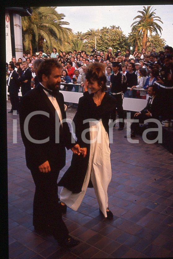 35mm vintage slide*1990 FESTIVAL CANNES Luc BESSON e Anne PARILLAUD 1
