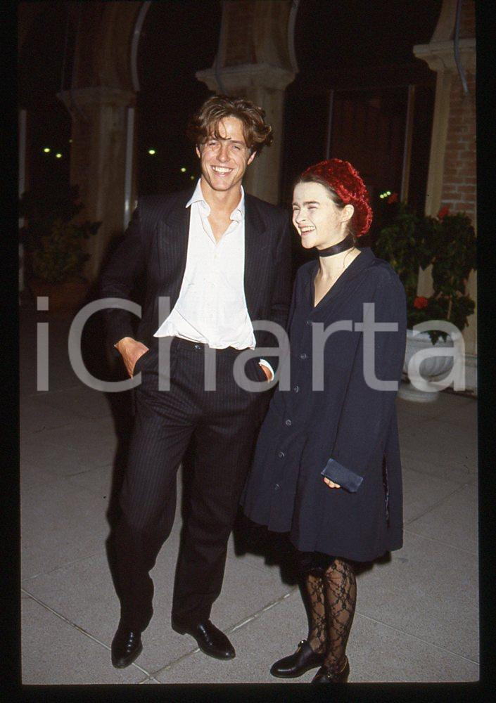 35mm vintage slide*1986 VENEZIA CINEMA Helena CARTER e Huhg GRANT 2