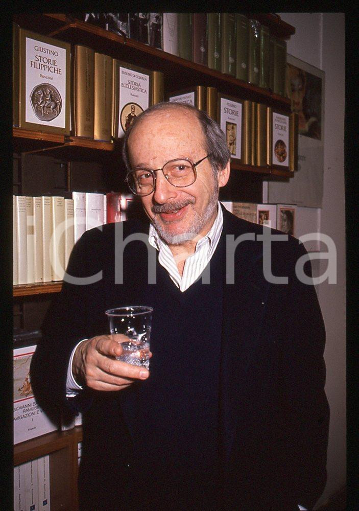 35mm vintage slide*1989 MILANO Edgar DOCTOROW presenta romanzo "Billy Bathgate"8