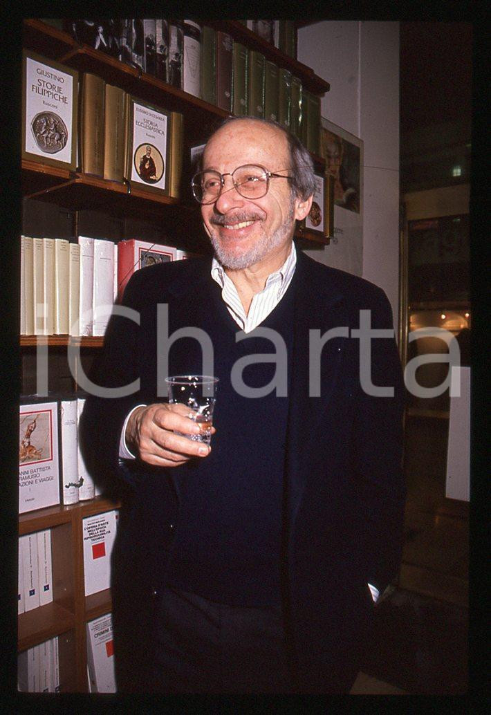 35mm vintage slide*1989 MILANO Edgar DOCTOROW presenta romanzo "Billy Bathgate"9