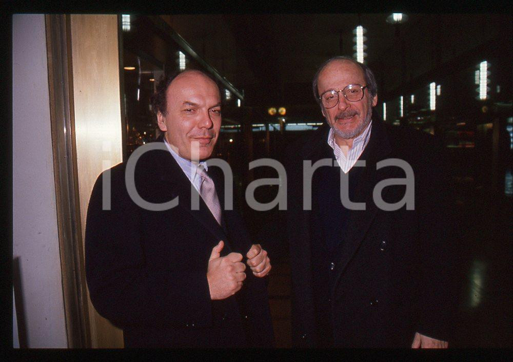35mm vintage slide*1989 MILANO Edgar DOCTOROW e Leonardo MONDADORI 2