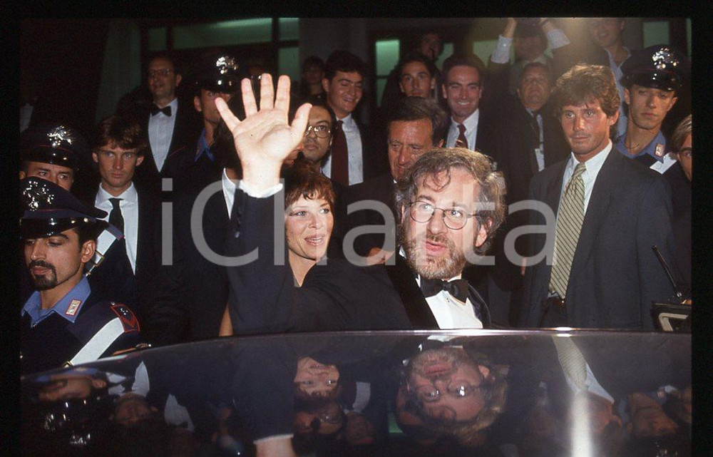 35mm vintage slide* 1993 VENEZIA Steven SPIELBERG premiazione "Jurassic park" 11