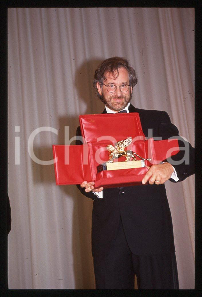 35mm vintage slide* 1993 VENEZIA Steven SPIELBERG premiazione "Jurassic park" 12