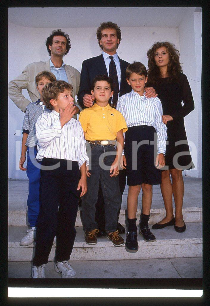 35mm vintage slide* 1989 Giacomo CAMPIOTTI ed il cast di "Corsa di primavera" 10