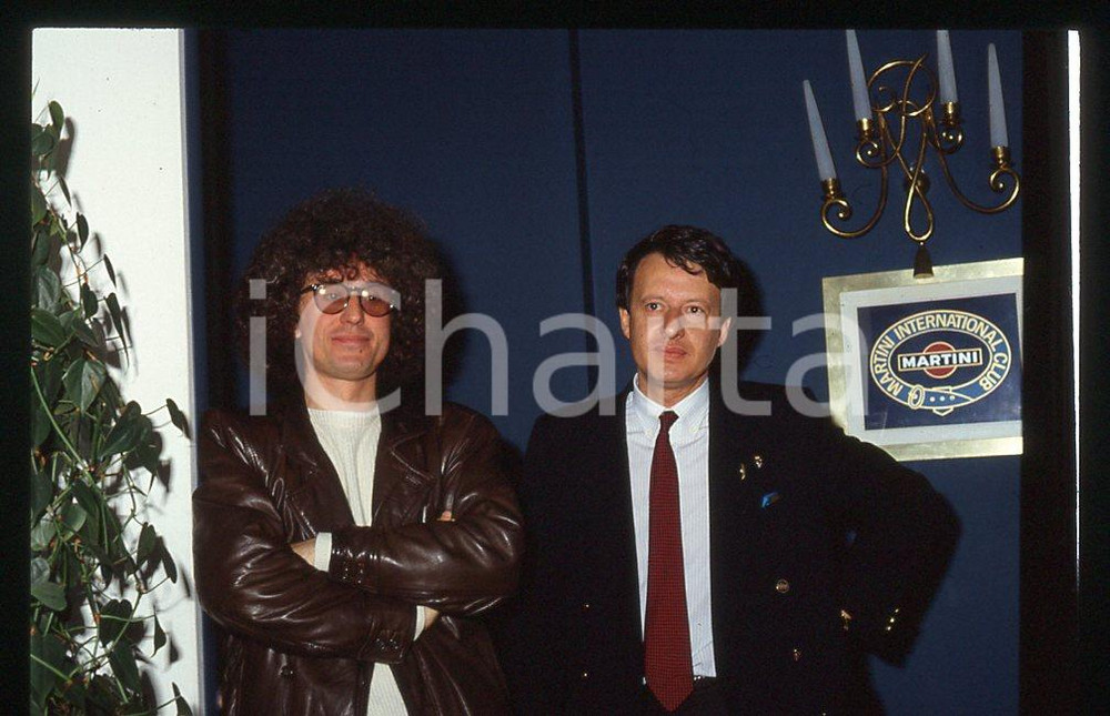 35mm vintage slide*1987 "Luci lontane" Angelo BRANDUARDI  e Claudio ARGENTO