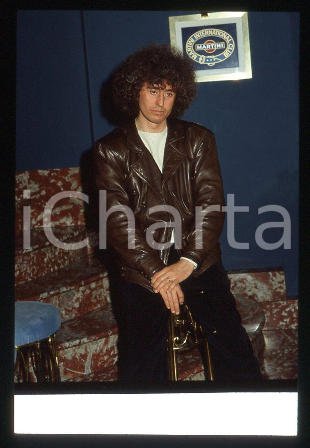 35mm vintage slide*1987 "Luci lontane" Angelo BRANDUARDI presentazione film